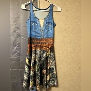 Women’s dress, Size: small, silky comfortable material, worn once for pictures.